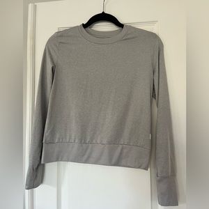Women’s Vuori daydream crew longsleeve light heather grey XS